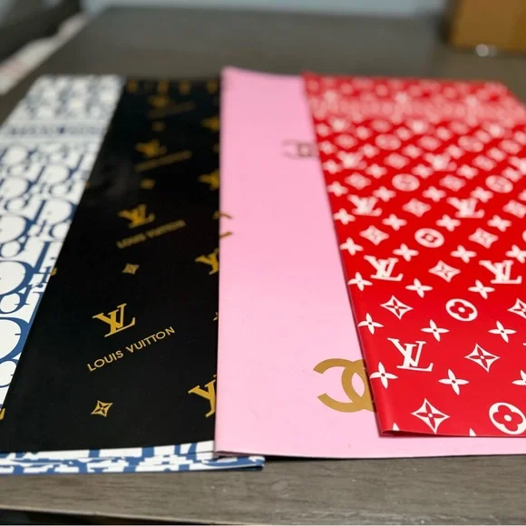 20 Sheets Luxury Wrapping Paper Set - 5 Sheets Each Design - Premium Gift Packg - Picture 2 of 2